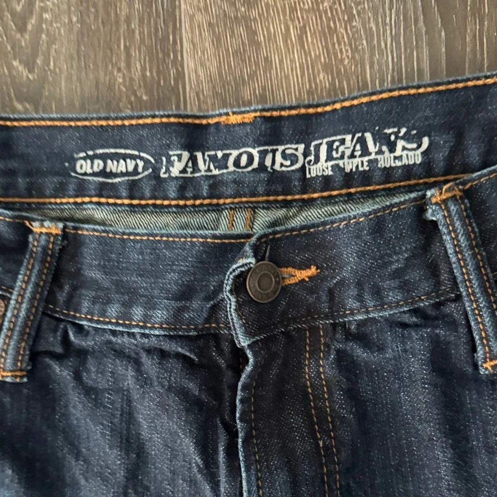 Men's Relaxed Fit Denim Jeans - Picture 5 of 6